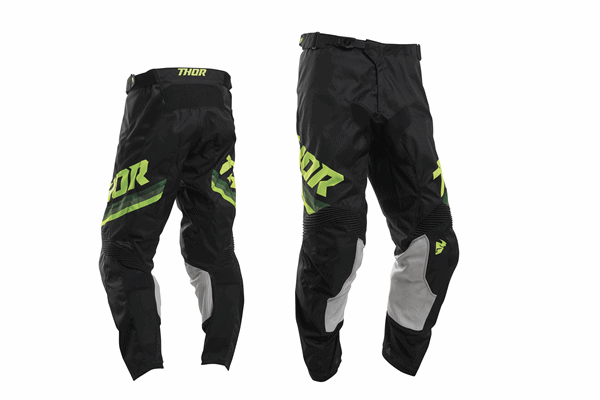 〈20モデル〉 THOR “PULSE” PINNER MXパンツ:ブラック/アシッド 〈20モデル〉 THOR “PULSE” PINNER MXパンツ:ブラック/アシッド